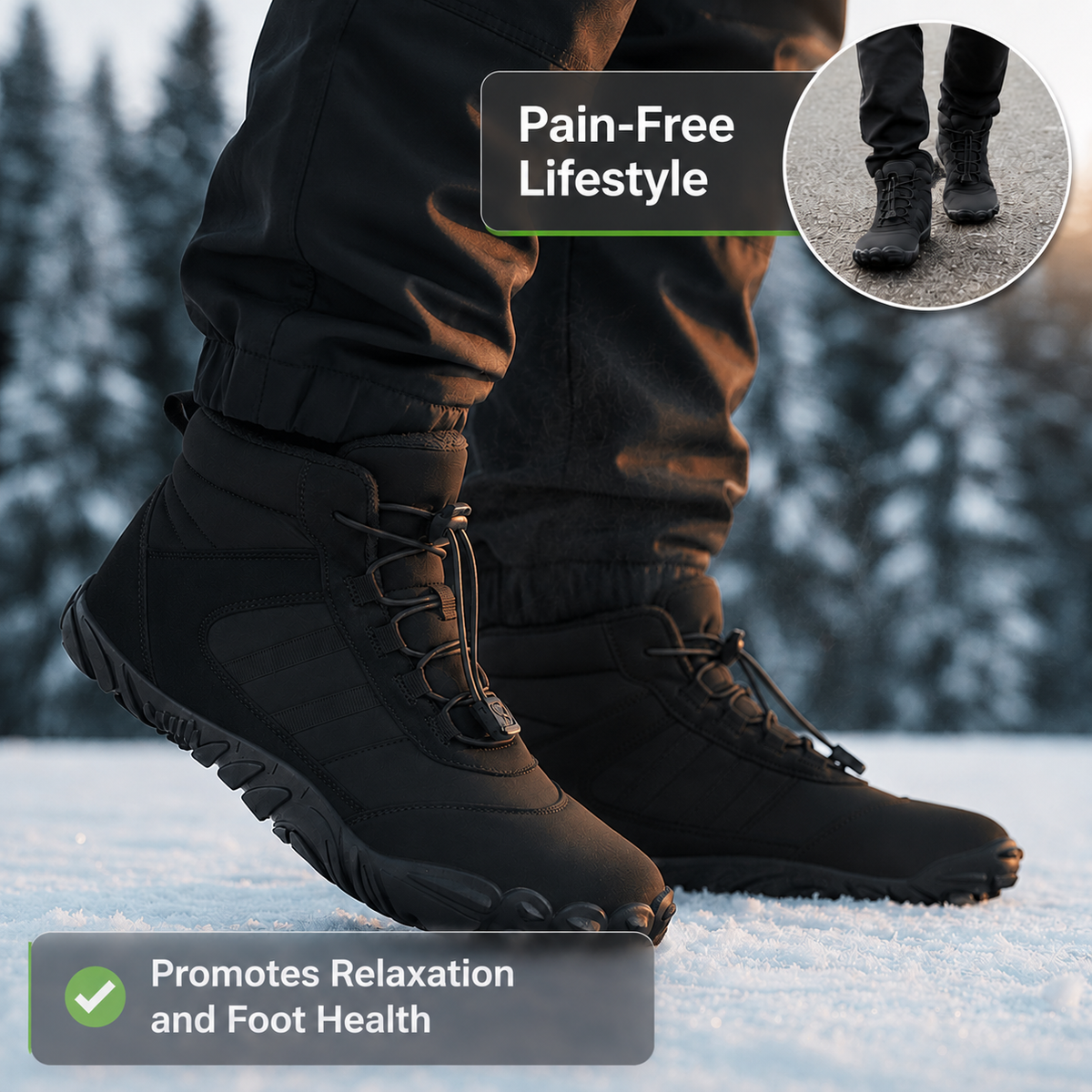 Frost Pro – Lightweight & Pain-Free Walking Winter Boots (Unisex)