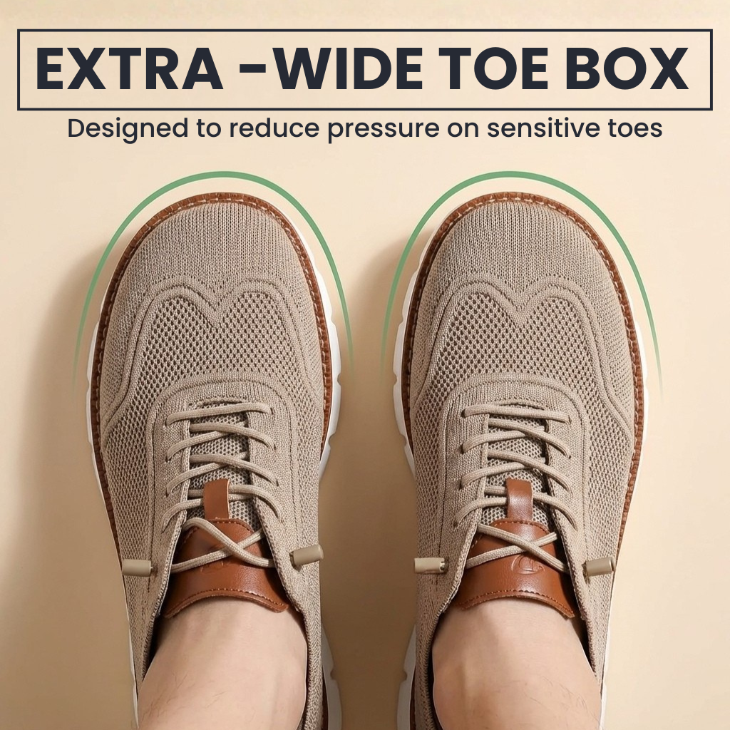 Comfy Stride  - Hands Free Slip In  & Extra Wide Toe Box