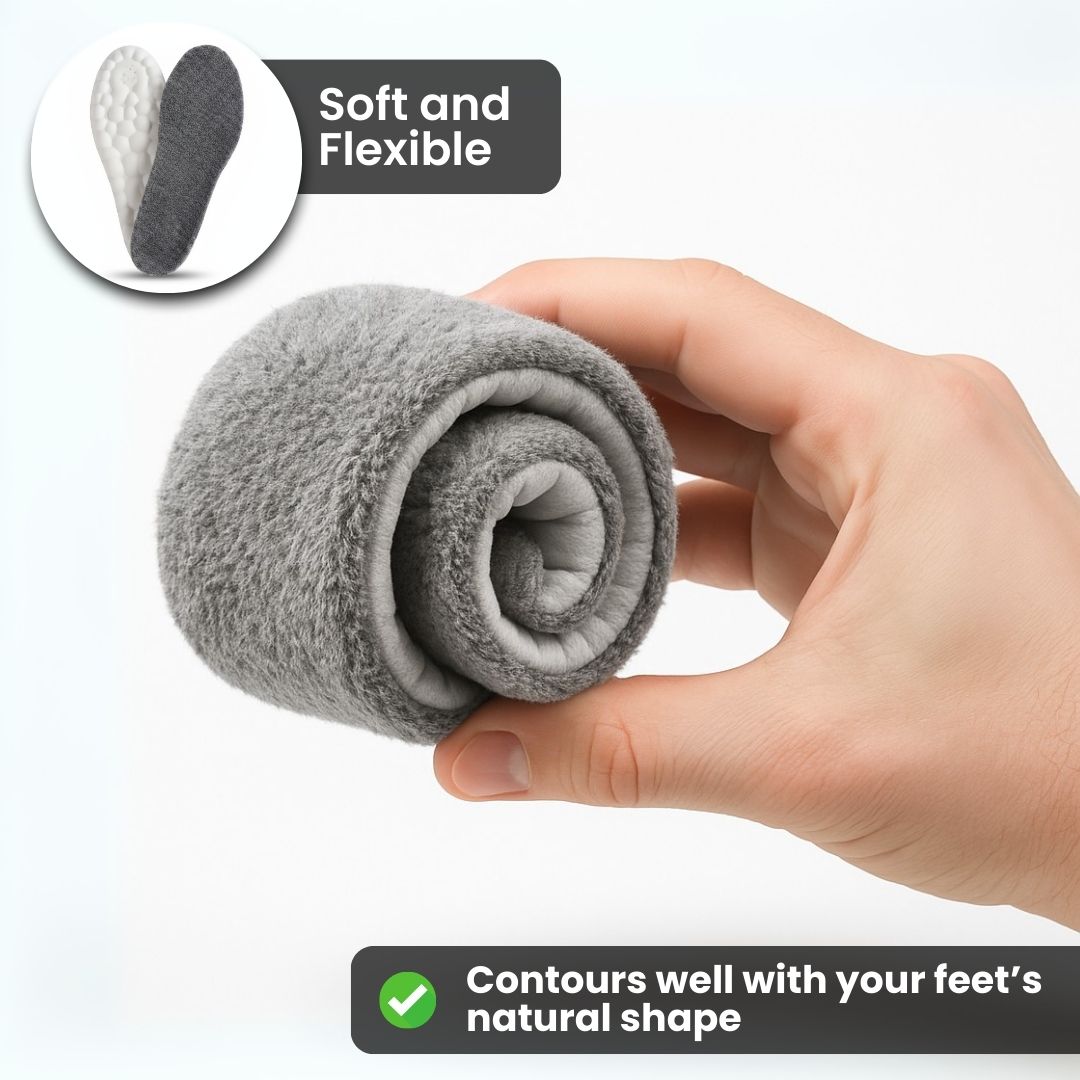 Winter Comfort Insoles – Ergonomic, Warm & Pressure-Relieving